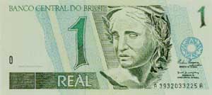 1 real, Banco Central do Brasil, estampa A, 1994, reverso
